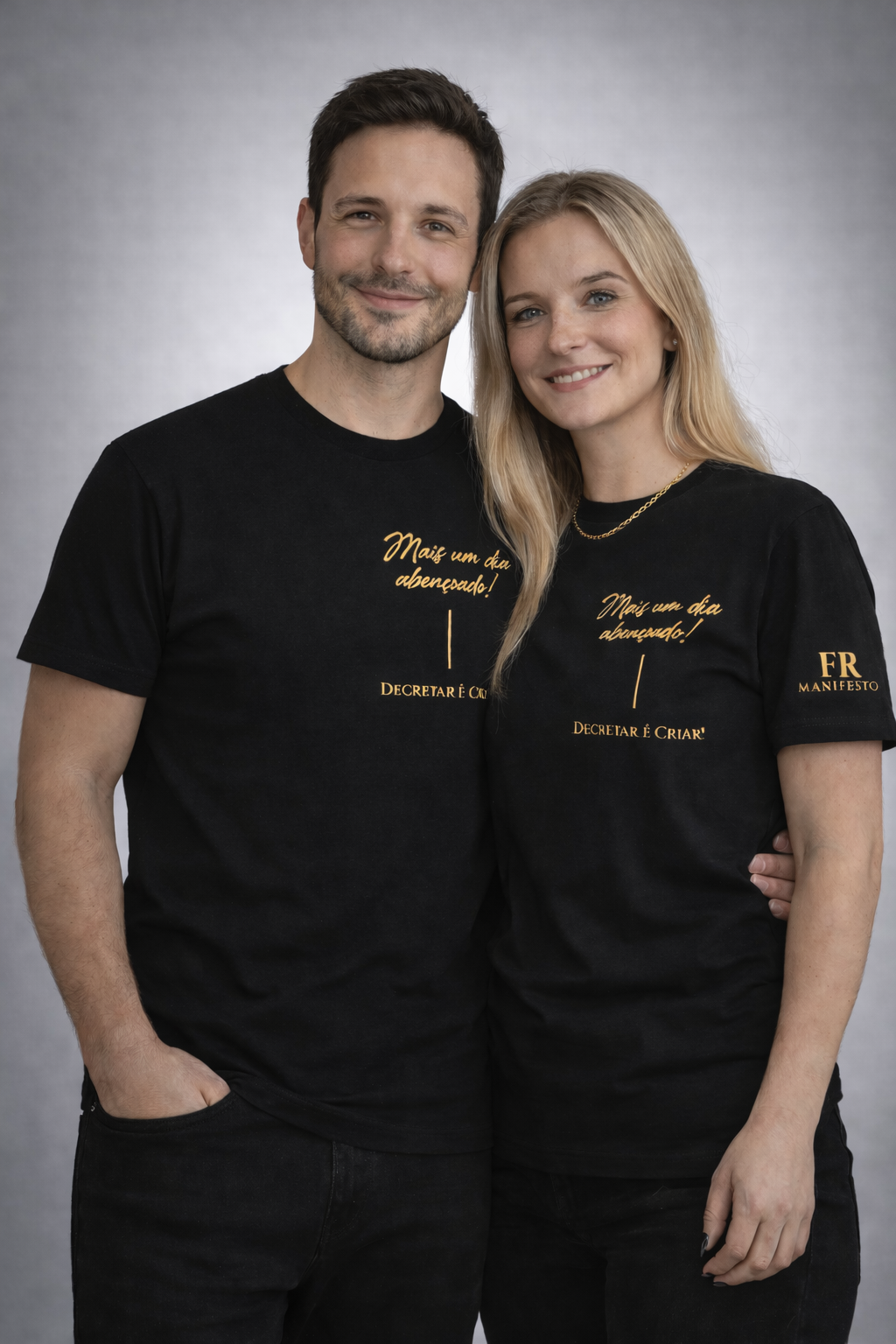 T-shirt Mulher “Mais um dia abençoado!”