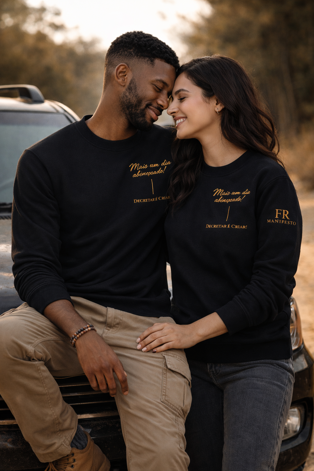 Pack Casal Sweat “Mais um Dia Abençoado”